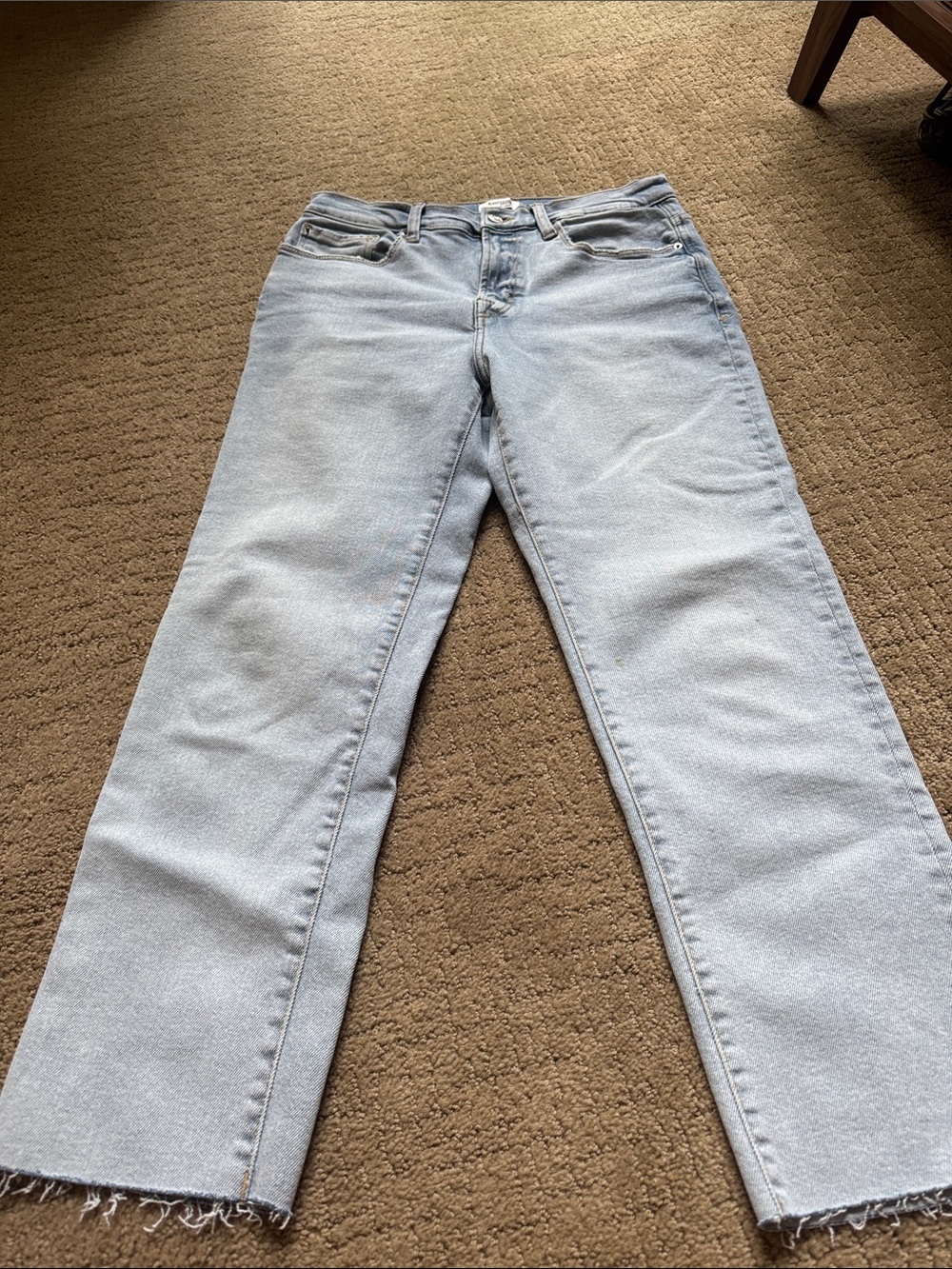 Kensie Light Blue Women's Straight Leg Jeans